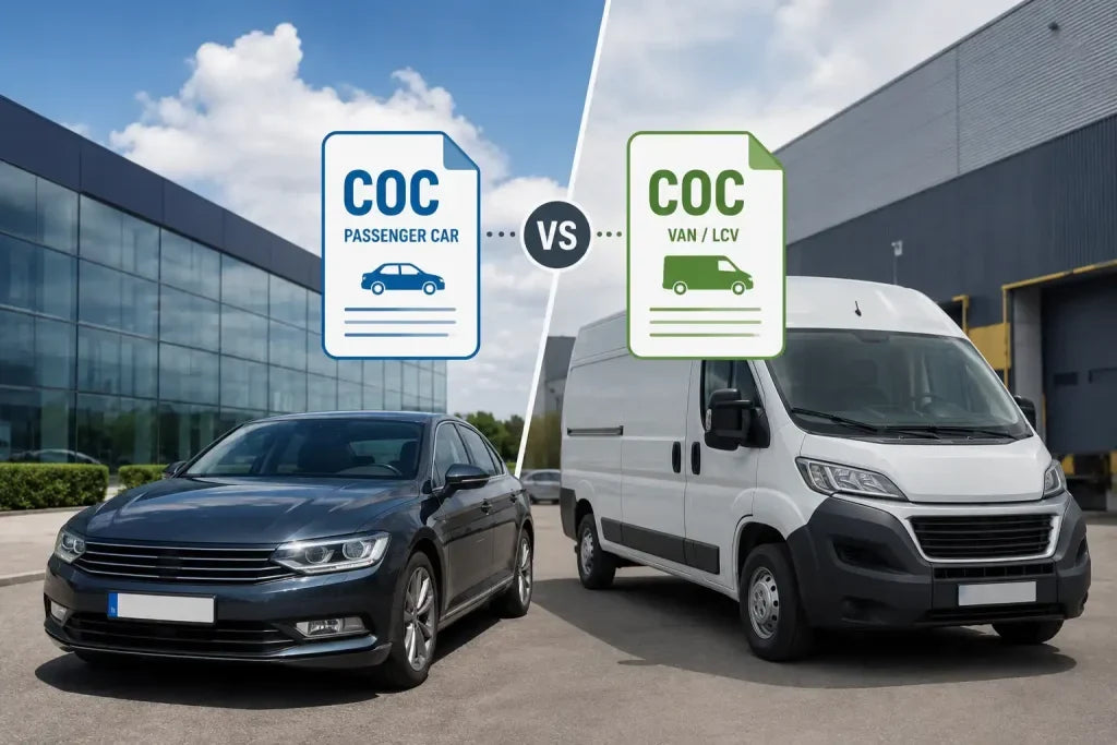 Van and LCV COC: How It Differs from Passenger Car COC