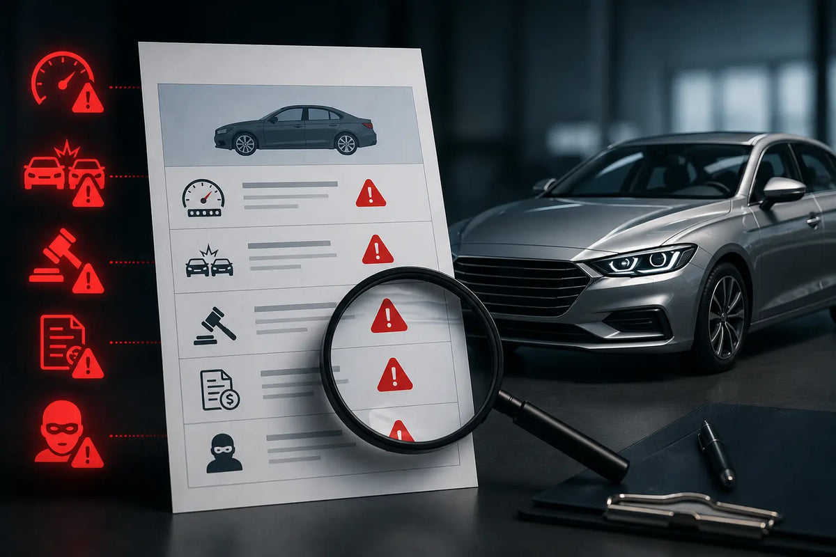 5 Red Flags in a Car History Report Most Buyers Miss